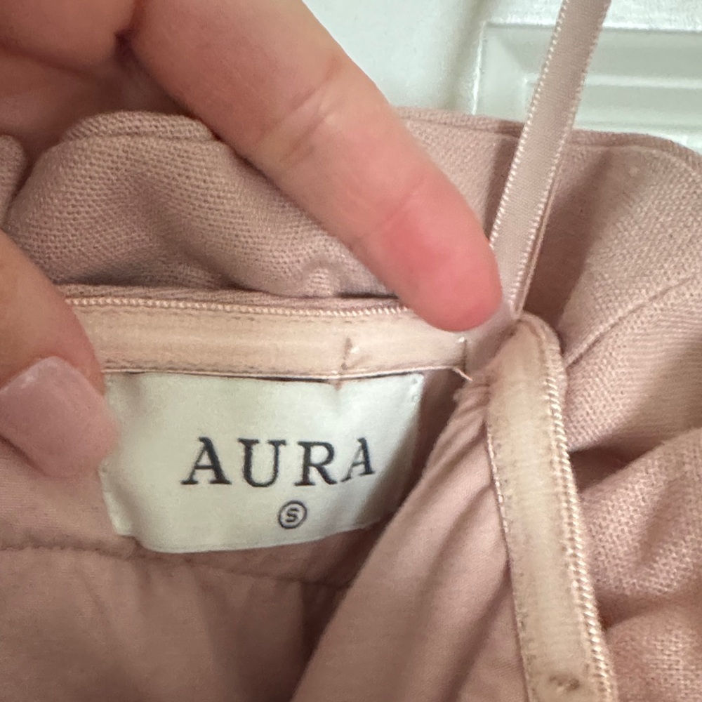 Aura Blush Ruffle Jumpsuit - Picture 2 of 8